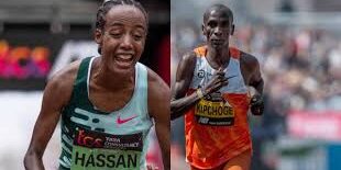 Sifan Hassan dan Eliud Kipchoge