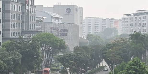 Singapura masih diselimuti kabut asap