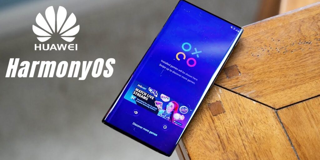 Smartphone Huawei dengan HarmonyOS