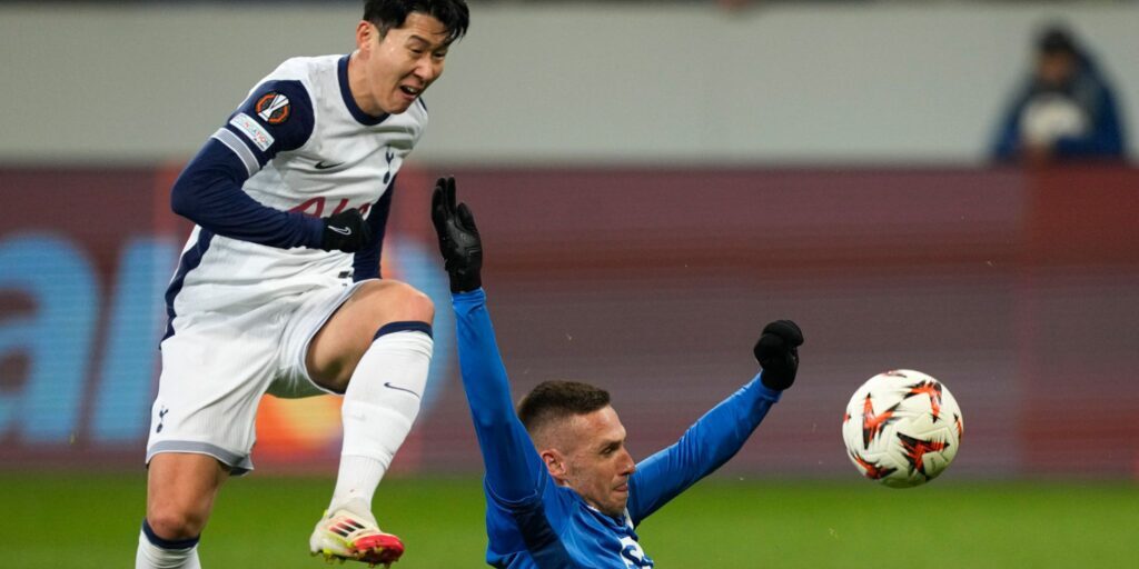 Son Heung-min cetak gol kemenangan Spur