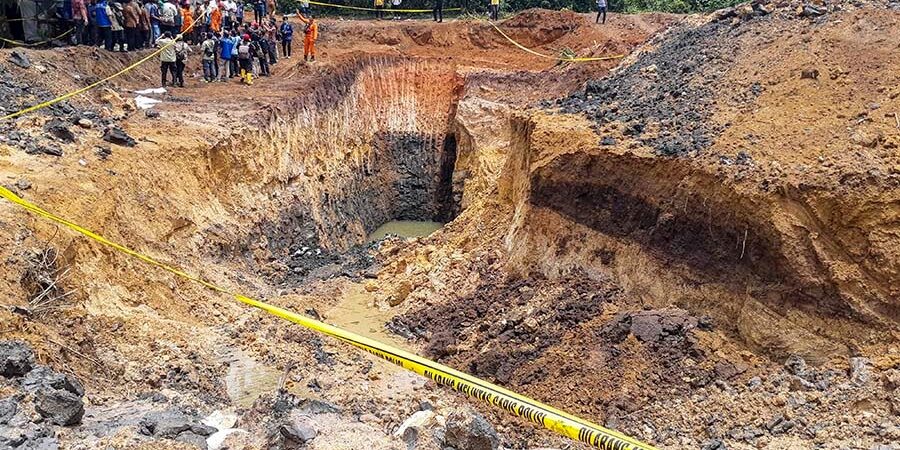 ilustrasi tambang ilegal