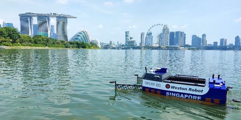 Teknologi 5G untuk pembersihan sungai