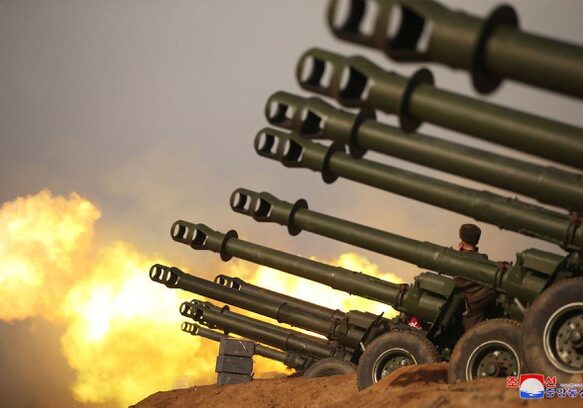 Tembakan Artileri Korea Utara