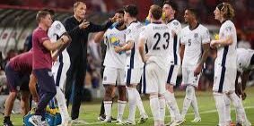 Thomas Tuchel bersama pemain Inggris