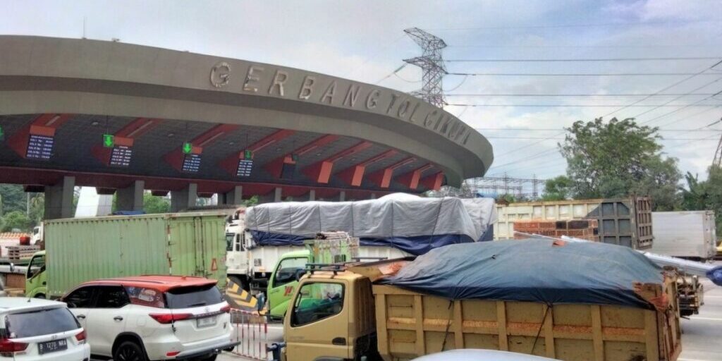 ilustrasi gerbang tol