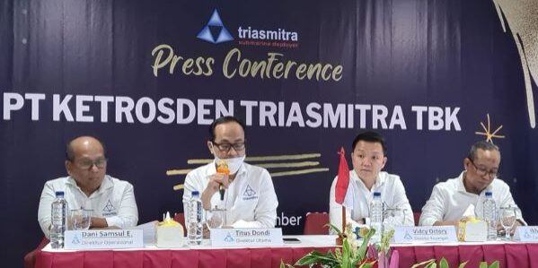 Konfrensi pers PT Ketrosden Triasmitra Tbk (Foto: dok KETR)