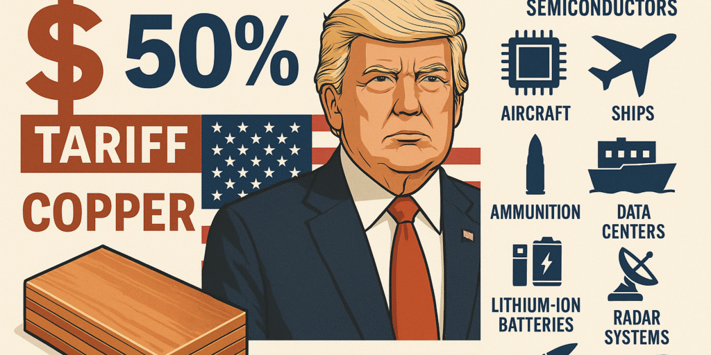 Ilustrasi Trump Berlakukan Tarif 50 Persen untuk Tembaga