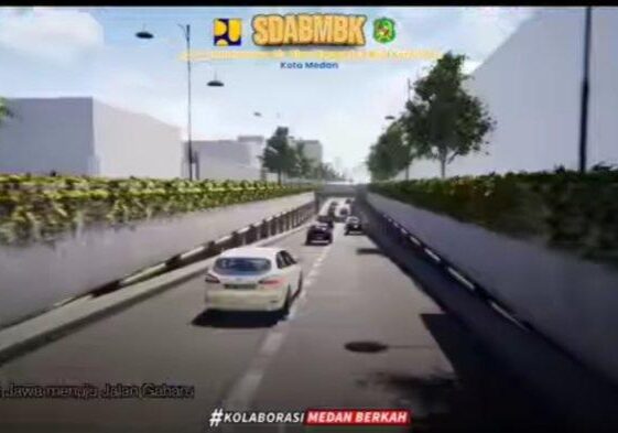 Underpass Gatsu Medan dimulai dibangun