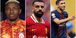 Victor Osimhen, Mohamed Salah, Achraf Hakimi