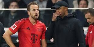 Vincent Kompany dengan Harry Kane