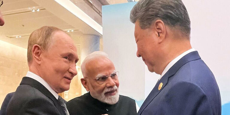 Vladimir Putin, Narendra Modi & Xi Jinping