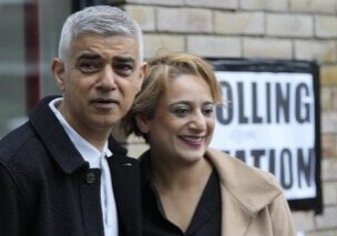 Walikota London, Sadiq Khan dan istri Saadiya