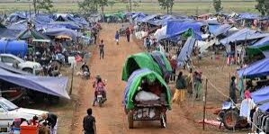 Warga Thailand & Kamboja ditempat pengungsian