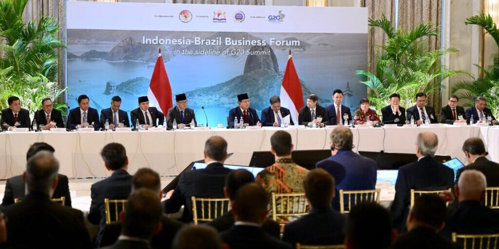 Indonesia-Brazil Business Forum, di Copacabana Palace, Rio de Janeiro, Brasil, pada Minggu, (17/11/2024) (Foto: BPMI Setpres)



