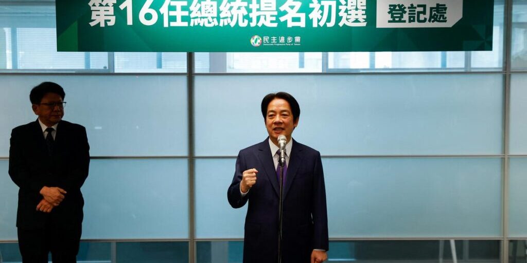 William Lai , kandidat presiden Taiwan