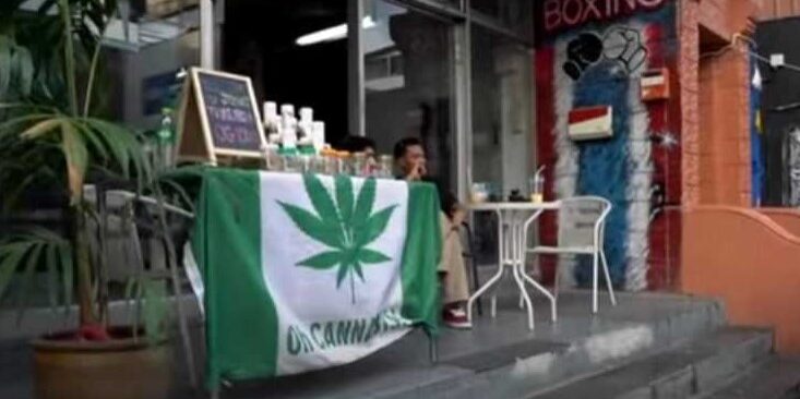 Toko ganja di Thailand