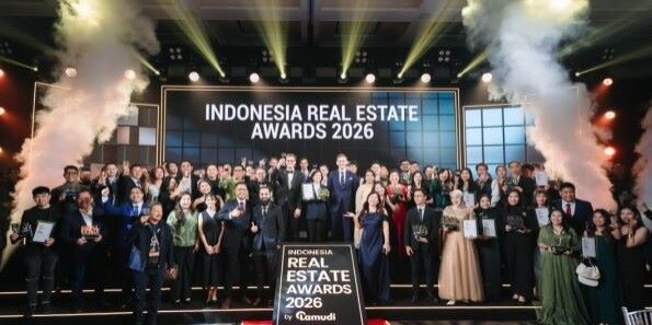 Sinar Mas Land meraih penghargaan bergengsi Developer of the Year Indonesia 2026 kategori Best of the Year pada puncak acara Indonesia Real Estate Awards 2026 di Jakarta. (Foto: dok Sinar Mas Land)
