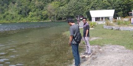 Danau Toba dari desa Meat di Kabupaten Toba, Sumatera Utara. (Foto: Fadmin Malau)
