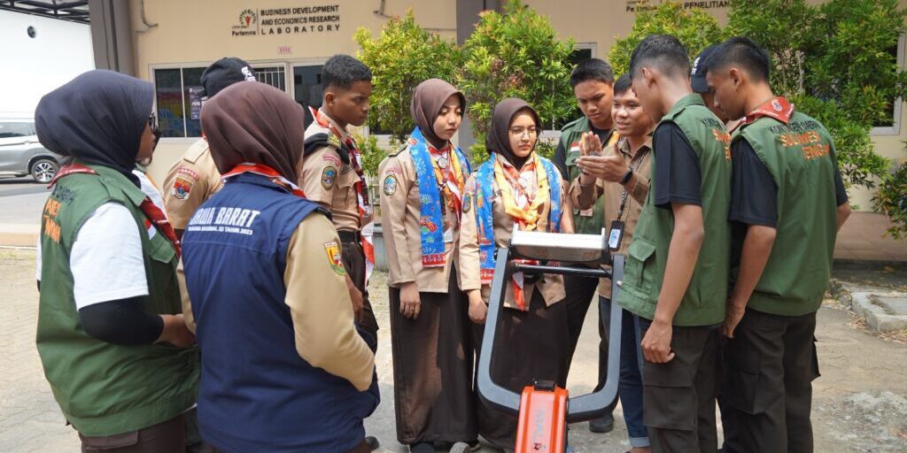 Peserta Rainas diperkenalkan teknologi GPR (Ground Penetration Radar) pendeteksi struktur bawah permukaan bumi