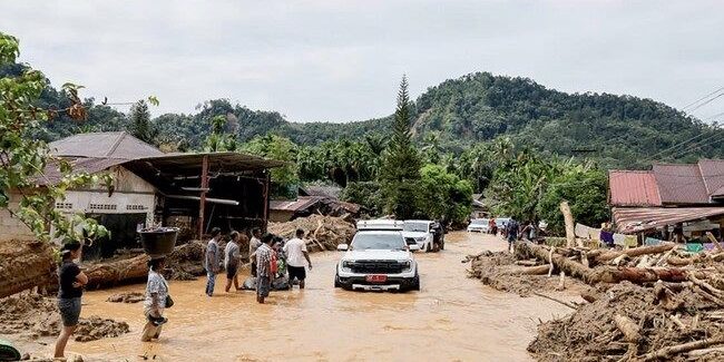 Kawasan terdampak bencana di Kabupaten Tapanuli Tengah