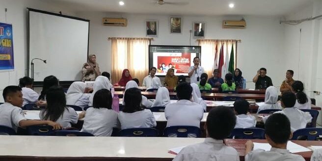 Pelatihan menulis surat untuk Pahlawan bagi siswa SMP Negeri 3 Binjai