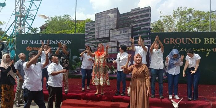Prosesi perluasan DP Mall Semarang. (Foto: sinar mas land)

