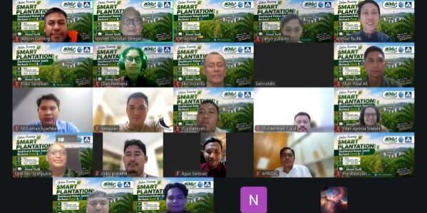 Antusias para peserta Online Training “Smart Plantation: Dashboard Kebun Sawit Berbasis Excel & AI untuk Praktisi