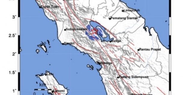 Gempabumi Magnitudo 3,6 Getarkan Samosir (BMKG)

