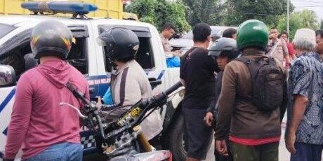 Kepolisian mengevakuasi jasad korban dari TKP di Desa Wonosari Kecamatan Tanjung Morawa, Deli Serdang, Rabu (22/1/2025). 