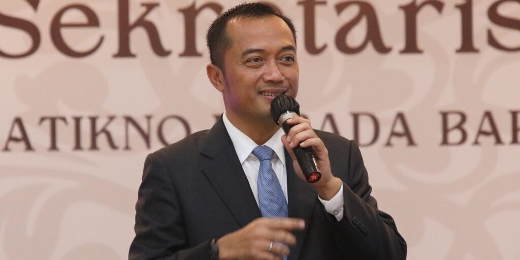 Menteri Sekretaris Negara (Mensesneg) Prasetyo Hadi

