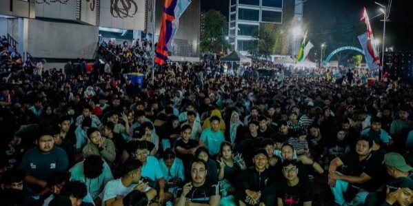 Ribuan warga kota Medan Nobar Final Piala Dunia 2026