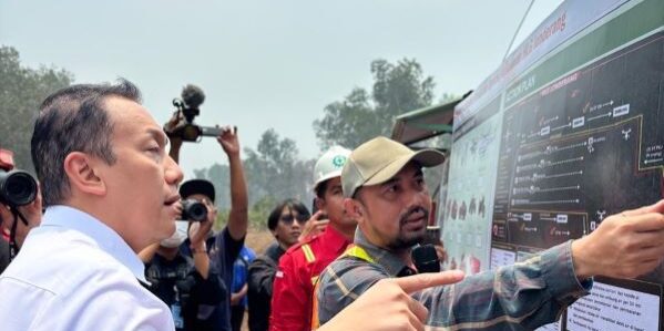 Wakil Menteri Lingkungan Hidup/Wakil Kepala Badan Pengendalian Lingkungan Hidup (BPLH), Diaz Faisal Malik Hendropriyono melakukan kunjungan lapangan. (Foto: dok Humas APP)