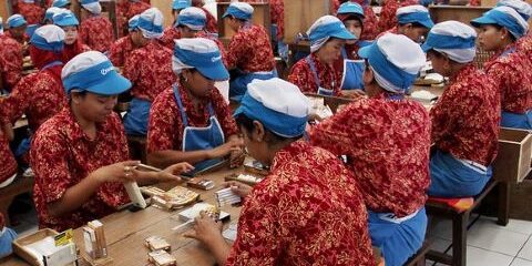 Produksi rokok

