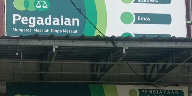 Kantor Pegadaian Tembung di Kecamatan Percut Seituan Kabupaten Deliserdang Provinsi Sumatera Utara. (Foto: Fadmin Malau)