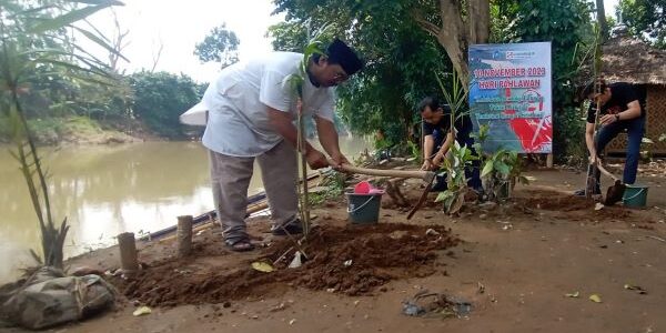 Indah Kiat Tangerang tanam pohon di bantaran sungai Cisadane