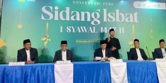 Sidang Isbat 1 Syawal 1447 H Kementerian Agama hari ini Kamis 19 Maret 2026. (Foto: dok Kemenag)