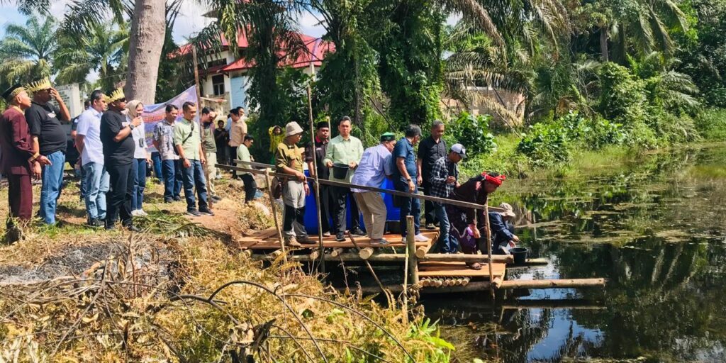 Pelepasliaran Ikan Baung di Sungai