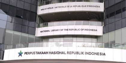 Perpustakaan Nasional (Perpusnas) Indonesia di Jakarta Pusat. (Foto: Fadmin Malau)

