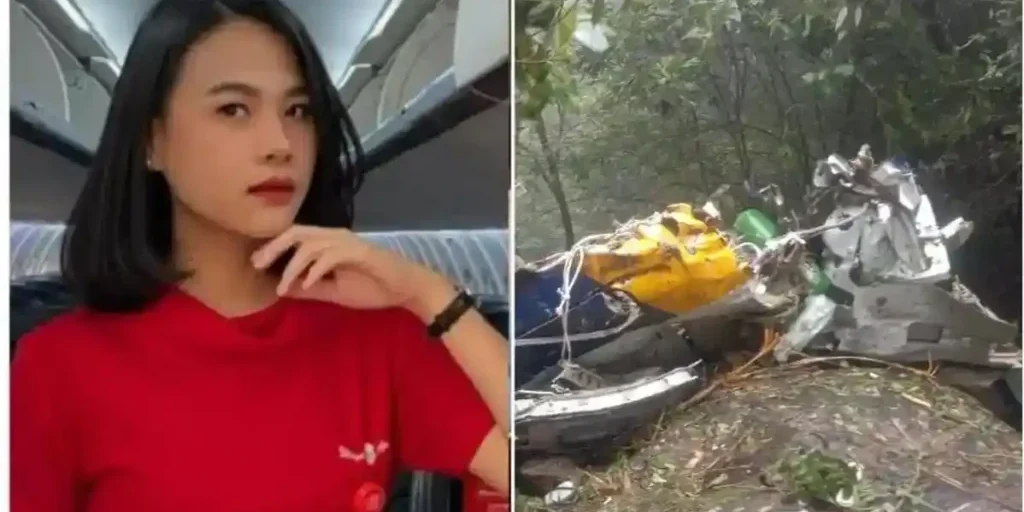 Florencia Lolita Wibisono pramugari Pesawat ATR 42-500 jatuh di Gunung Bulusaraung, Kecamatan Balocci, Kabupaten Pangkep, Sabtu (17/1/2026). 