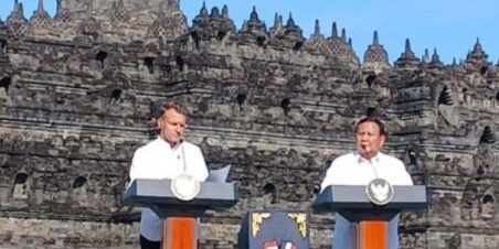 Presiden Prancis Emmanuel Macron: Borobudur 