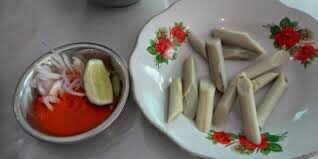 Rotan muda yang siap disantap sebagai menu berbuka puasa