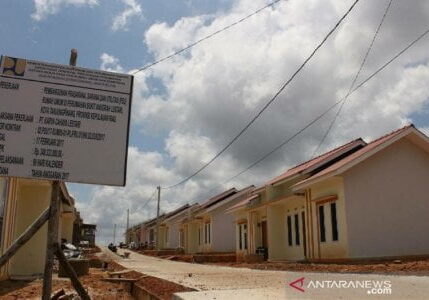 Ilustrasi - Pembangunan rumah subsidi di Tanjungpinang, Kepulauan Riau