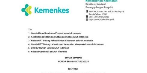 Surat Edaran (SE) Kemenkes RI