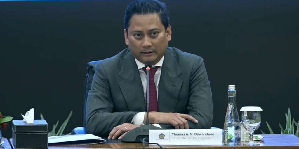 Wakil Menteri Keuangan, Thomas Djiwandono, yang diusulkan Presiden Prabowo Subianto sebagai salah satu kandidat Deputi Gubernur Bank Indonesia (BI) (Foto: YouTube/@Kemenkeu RI)
