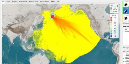 Gempa Pesisir Timur Kamchatka Rusia