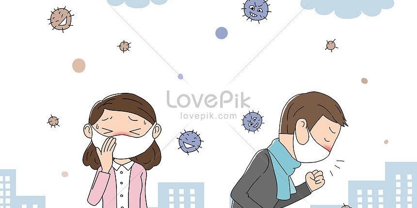 Ilustrasi virus flu Singapura.
