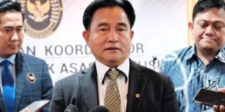 Menteri Koordinator Bidang Hukum, Hak Asasi Manusia, Imigrasi, dan Pemasyarakatan (Menko Kumham Imipas) ,Yusril Ihza Mahendra

